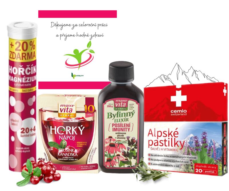 vitamínový balíček pro zaměstnance střední