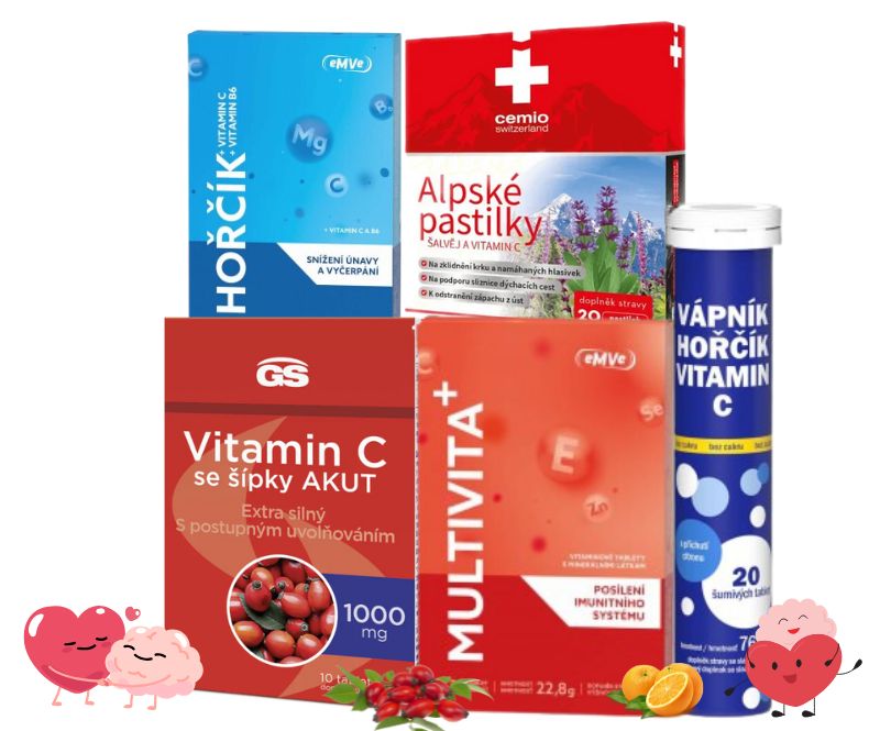 vitamínový balíček pro zaměstnance střední
