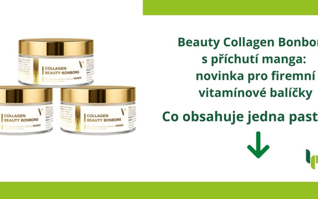 Beauty Collagen Bonbons s&nbsp;příchutí manga: novinka pro&nbsp;firemní vitamínové balíčky