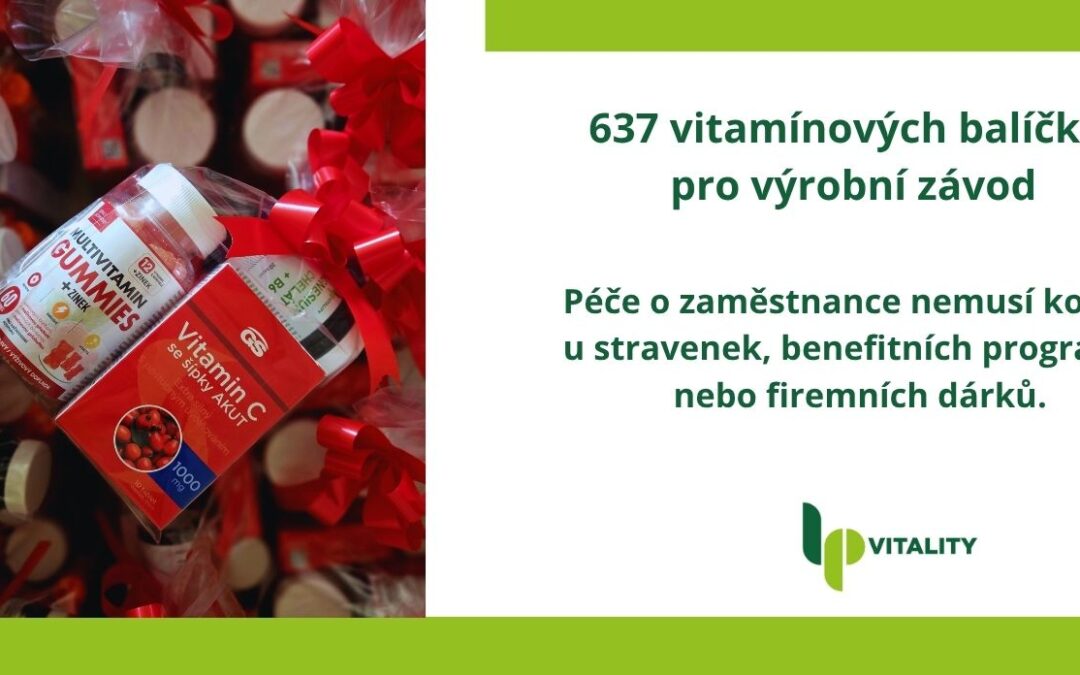 637 vitamínových balíčků pro&nbsp;výrobní závod od&nbsp;LP Vitality