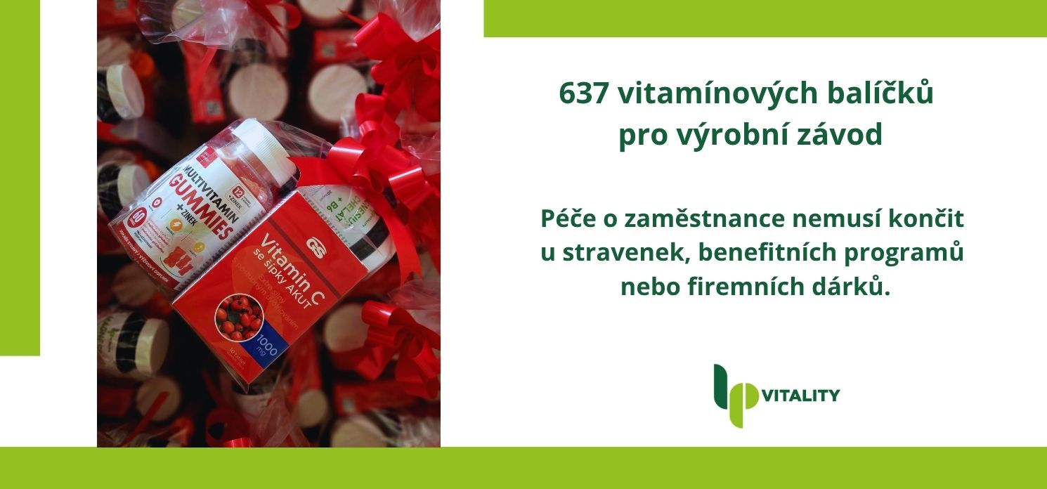 637 vitamínových balíčků pro výrobní závod